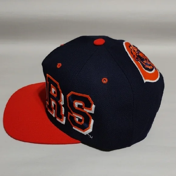 RARE! Bears Vintage Embroidered Logo Snap Back Cap 100% Wool (Office)